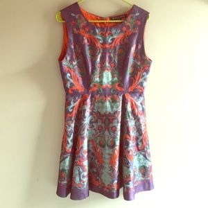 Anthropologie Embroidered Dress Size 10